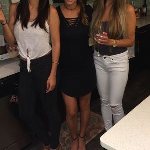 Heart and Hips stretchy black dress